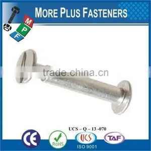 Made in Taiwan Aluminum Slotted Brass Smooth Truss Barrel Head Steel Phillips Flat Head Stainless Steel Mating Screw thumbnail-2