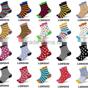 Customized Wholesale Fashion High Quality Soft Colorful Combed Cotton Woman Sock thumbnail-1