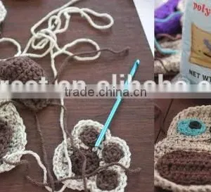 Hand Knitting Kits Fleece Puppy Dog Lovey Blanket Crochet Pattern thumbnail-3