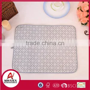 Microfiber Washable Kitchen Mats, Dish Mat for Kitchen Use, Drying Mat Factory Supplier thumbnail-4