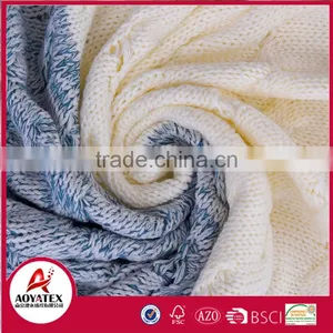 Wholesale 100% Acrylic Cheap Fashion Knit Plaid Travel Blanket thumbnail-6