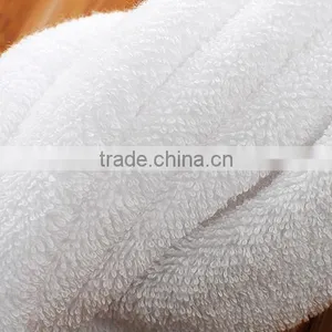 100% Combed Cotton White Face Towel for Hotel and Spa thumbnail-2