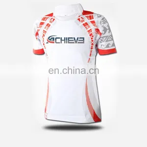 Custom Polyster Material College Rugby Jerseys , ( Shirts + Shorts + Sock ) thumbnail-3