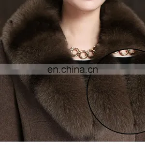 Garment Collar Accessories Fox Fur Trim For Coats thumbnail-3