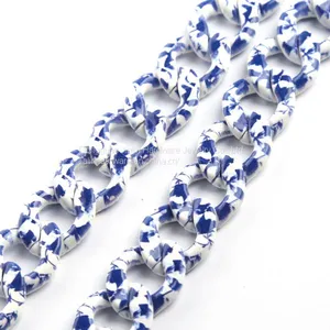 Porcelain Charm Aluminum Chain 3D Printed Style Large Chain Strap thumbnail-1