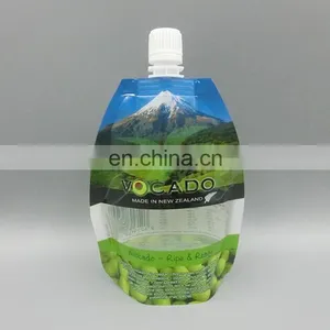 Factory Manufacture Customized Stand up Plastic Printing Packaging Pouch, Stand up Spout Pouch for Drinks/water/liquid thumbnail-1