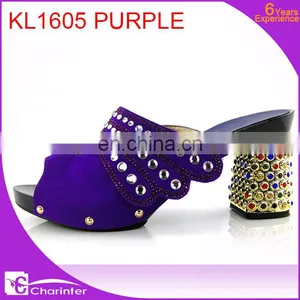 Wholesale Africam Cheap Shoes Slipper Ladies Shoes Guangzhou Slipper Ladies thumbnail-3