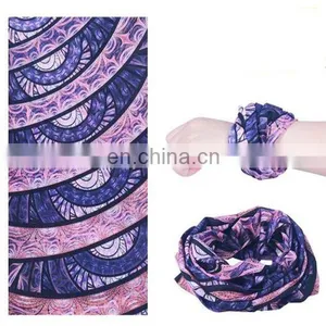 Promotional 100% Polyester Printed Cotton Bandana Headwear Bandanda thumbnail-1