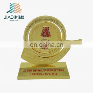 High Quality Custom Design Boat Shape Metal Trophies Made in China thumbnail-1