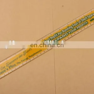 Promotional Brand Transparent Plastic Transparent Scale Ruler thumbnail-1