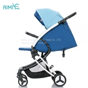High-view and Portable Folding Baby Stroller thumbnail-3