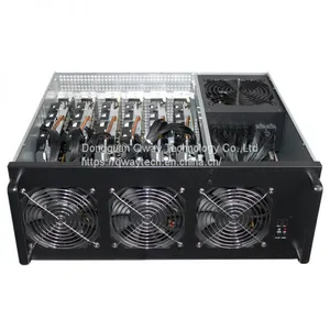 Q-406 6GPU Miner Mining Machine System 6 GPU ETH Ethereum thumbnail-1