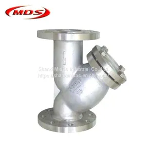 Din Standard DIN3202-F1 Ductile Cast Iron y Flange Filter Valve PN10 thumbnail-5