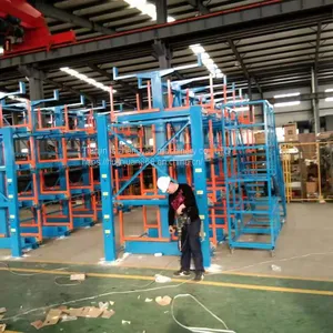 Shake the Cantilever Shelf Crane for 6 Meters to 12 Meters of Profile Steel, Channel Steel Angle Steel Round Steel Pipes thumbnail-2
