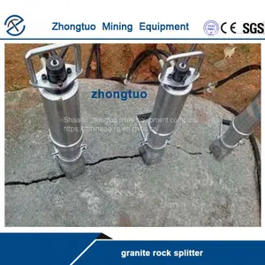 Hydraulic Rock Splitter Breaking Rock and Concrete thumbnail-4