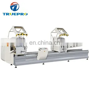 Double Head Mitre Saw for Cutting Aluminium Window PVC Profile thumbnail-1