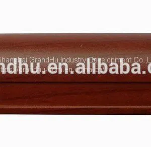 Hot Sale !aluminium Door Frame Beech Color Aluminium Profile for Sliding Wardrobe Door thumbnail-2