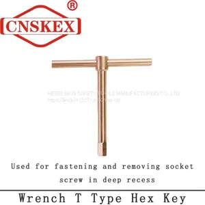 Non Sparking Wrench T Type Hex Key Tools thumbnail-2