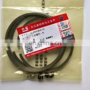 Original Dongfeng Engine Parts 4 BT Compressor Piston Ring 3918315 thumbnail-1