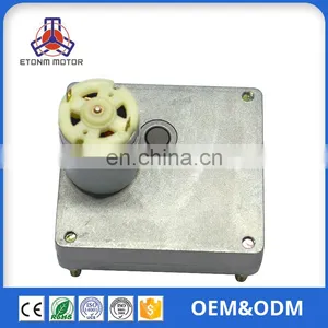 Small Size High RPM 12V DC Motor ET-ZGMP38 With Gearbox thumbnail-3
