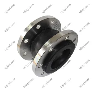 EPDM NR NBR Rubber DIN ANIS Carbon Steel Flange Type Single Sphere Rubber Expansion Joint thumbnail-3