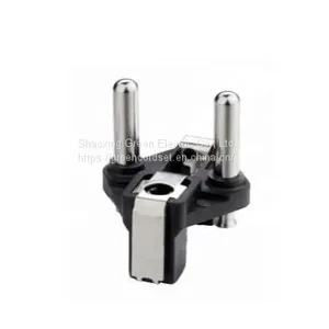 French Plug Insert 2pin 3 Wire Schuko Plug Insert thumbnail-1