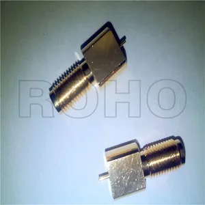 Straight Gold Plated RF Coaxial Female Jack MCX Connector for LMR240 400 Cable thumbnail-4