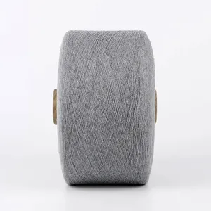 Ne 12/1 Nm20/1 Gray 60/40 Poly Cotton Yarns Knitting Open End Regenerated Yarn Eco-Friendly Recycled Cotton Yarn thumbnail-3