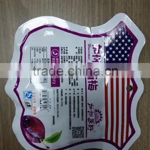 Customized Free Shape Plastic Bag for Prune/Customized Free Shape Plastic Food Bag thumbnail-2