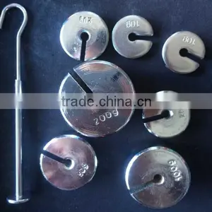 Stainless Slotted Weight Set With Hanger thumbnail-4