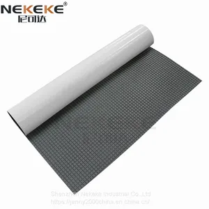 NEKEKE 6 mm Thick Gray + Square on Surface Marine EVA Foam Synthetic Teak Flooring Sheet Boat Yacht Decking Flooring thumbnail-3