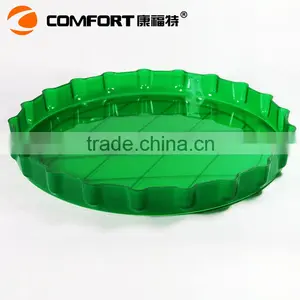 Competitive Plastic Antislip Round Serving Tray thumbnail-5