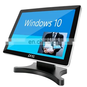 China 15 Inch Dual Screen With Printer Restaurant Retail Capacitive Touch Screen Window Pos System thumbnail-1