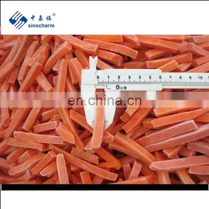 Sinocharm A Grade 2022 Crop IQF Frozen Carrot Strip thumbnail-1