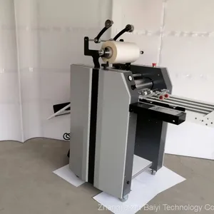 Semi Automatic 5202 Oil Heating Anti Curl Belt Laminating Machine thumbnail-2