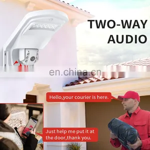 5MP WIFI Floodlight IP Camera Wireless Home Security 5X Optical Zoom PTZ HD CCTV Outdoor Surveillance Cam CamHi thumbnail-5