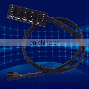 4-pin Cooling Fan Splitter 1 To 5 Durable Sturdy Fan Hub Extension Cable Hub Fan Hub Supports 3-pin 4-pin Extension Cable thumbnail-5