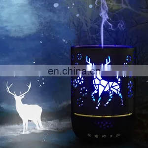 Household Portable Smart Diffuser Humidifier Led Color Meditation Wireless Music Speaker thumbnail-1