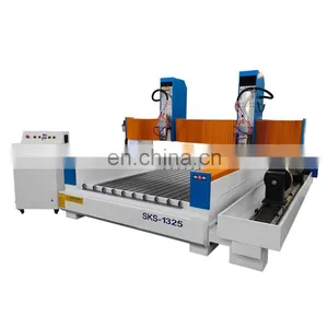 Double Heads CNC Router Stone Tombstone Engraving 3D CNC Marble Sculpture Machine Carving Cutting Machine thumbnail-5