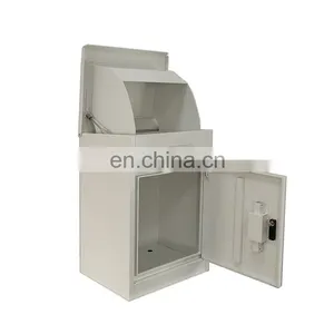 Outdoor Stainless Steel Metal Post Safe Private Home Parcel Box For Letter Mail thumbnail-3