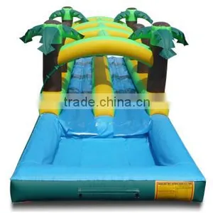 Inflatable Floating Water Slide With Pool for Kids and Adults thumbnail-1