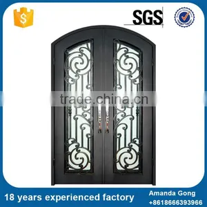 100% Leading Metal Front Doors For Homes With Glass thumbnail-3