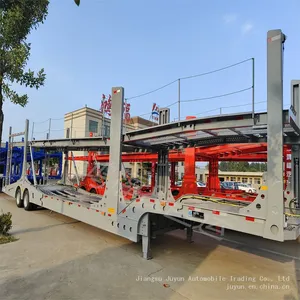 Russian Semi-trailer Galvanized Semi-trailer Export to Central Asia Special Vehicle thumbnail-2
