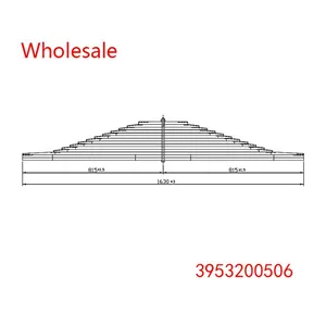 3953200506 Heavy Duty Vehicle Rear Wheel Spring Arm Wholesale For Mercedes Benz thumbnail-1