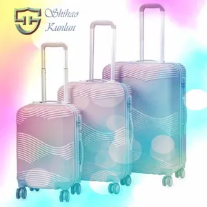 Set of 12 Pieces ABS PC Suitcase Sets Luggage Sets thumbnail-2