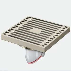 Nixi Anti-Blocking Brass Floor Drain Antibacterial Feature for Bathroom Use Features Anti-Odor Anti-Backflow Anti-Hair Hanging thumbnail-1