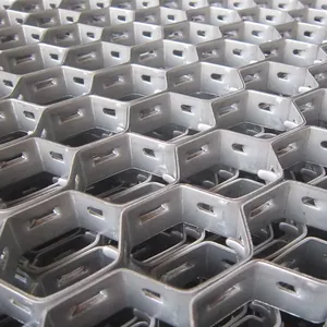 410S Tortoise Shell Mesh Bonding Hole Stainless Steel Hex Metal for Refractory Line China Manufacturer thumbnail-2