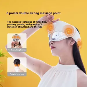 Immersive White Noise Sleep Therapy Head Massager | Heated Air Compression Helmet | OEM Wellness Solutions thumbnail-3