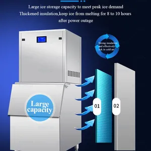 2500kg Daily Capacity Flake Ice Machine Energy Saving For Seafood Cooling thumbnail-5