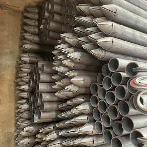Advancing Steel Pipe 89*1 Punching With Holes High Precision for Tunnel Pipe Shed Reinforcement thumbnail-1